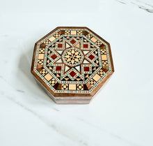 Load image into Gallery viewer, Octagon Handmade Mosaic Box