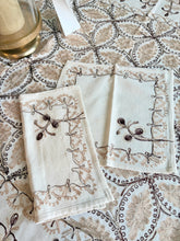 Load image into Gallery viewer, Table Cover: 78 x 56 inches Approx'. Aghabani Oriental for Rectangle Tables. Beige background with Beige and Brown Silk