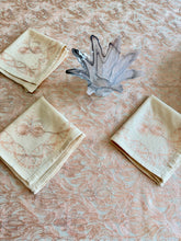 Load image into Gallery viewer, Table Cover: 94 x 59 inches Approx'. Aghabani Oriental for Rectangle Tables, Beige background with Pink and Silver Silk Embroidery