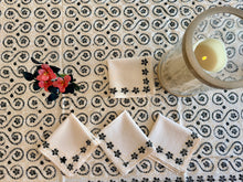 Load image into Gallery viewer, Table Cover: 156 x 78 inches Approx’. Aghabani Oriental for Rectangle Tables, Beige background with Beige & Black Silk Embroidery