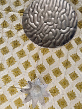 Load image into Gallery viewer, Table Cover: 117 x 58 inches Approx'. Aghabani Oriental for Rectangle Tables, Beige background with Beige and Olive Green Silk Embroidery