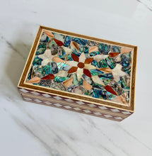 Load image into Gallery viewer, Pearl Handmade Mosaic Rectangular Box