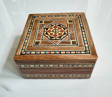 Load image into Gallery viewer, Small Gorgeous Mosaic Middle Eastern Ring Box