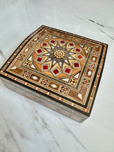 Load image into Gallery viewer, Jewelry Mosaic Wooden Handmade Box
