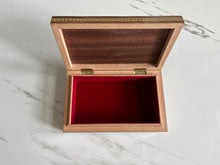 Load image into Gallery viewer, Medium Sized Rectangle Handmade Mosaic Box inlaid with Mother of Pearl