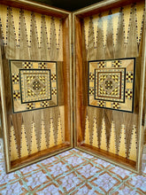 Load image into Gallery viewer, Backgammon Wooden Vintage Mosaic Handmade Set