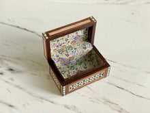 Load image into Gallery viewer, Mother of Pearl Handmade Mosaic Box. Size: 6 x 3.8 inches