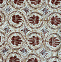 Load image into Gallery viewer, Table Cover: 117 x 69 inches Approx'. Aghabani Oriental for Rectangle Tables, Beige background with Brown, Gold and Silver Silk Embroidery