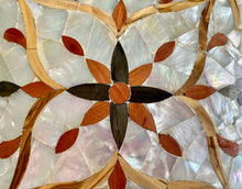 Load image into Gallery viewer, Large Sized Pearl Handmade Mosaic Box. Size: 10 x 10 inches