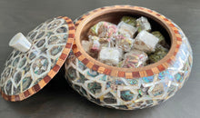Load image into Gallery viewer, Mother of Pearl Handmade Table Decoration Bowl. Diameter: 9.25 inches