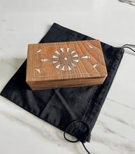 Load image into Gallery viewer, Jewelry Mosaic Wooden Handmade Box inlaid w/ Mother of Pearl