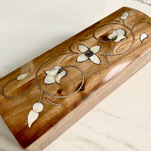 Load image into Gallery viewer, Rectangular Mosaic Box inlaid with Mother of Pearl