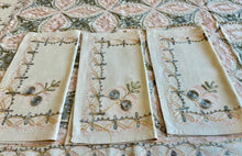 Load image into Gallery viewer, Table Cover: 78 x 56 inches Approx'. Aghabani Oriental for Rectangle Tables. White background with Pink and Gray Silk