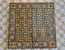 Load image into Gallery viewer, Backgammon Wooden Vintage Mosaic Handmade Set
