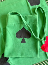 Load image into Gallery viewer, Tablecloth: 56 x 56 inches. Cards Suite Handmade perfect for gifting or using to play cards or any other board or card games