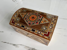 Load image into Gallery viewer, Jewelry Mosaic Wooden Handmade Box