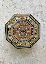Load image into Gallery viewer, Octagon Handmade Mosaic Box. Diameter: 5.8” approx
