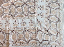 Load image into Gallery viewer, Table Cover: 78 x 56 inches Approx'. Aghabani Oriental for Rectangle Tables. Beige background with Beige and Brown Silk
