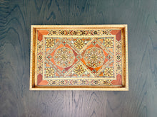 Load image into Gallery viewer, Wooden Mosaic Tray. This Rectangle Tray is handmade and is available in various Sizes
