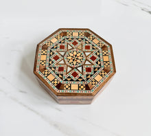 Load image into Gallery viewer, Octagon Handmade Mosaic Box
