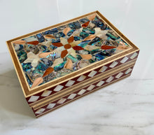 Load image into Gallery viewer, Pearl Handmade Mosaic Rectangular Box

