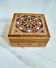 Load image into Gallery viewer, Small Gorgeous Mosaic Middle Eastern Ring Box
