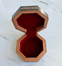 Load image into Gallery viewer, Octagon Handmade Mosaic Box. Diameter: 5.2” approx
