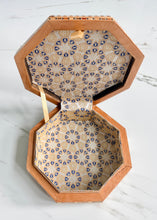 Load image into Gallery viewer, Octagonal Mother of Pearl Jewelry Box, Handmade Inlaid Wood Trinket Box, Abalone Mosaic Keepsake Box, Gift for Her
