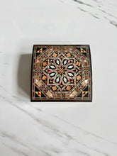 Load image into Gallery viewer, Jewelry Mosaic Wooden Handmade Box inlaid with Mother of Pearl

