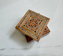 Load image into Gallery viewer, Small Gorgeous Mosaic Middle Eastern Ring Box
