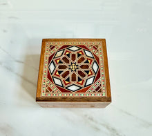 Load image into Gallery viewer, Small Gorgeous Mosaic Middle Eastern Ring Box
