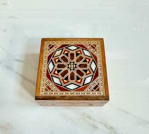 Small Gorgeous Mosaic Middle Eastern Ring Box