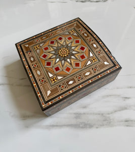 Jewelry Mosaic Wooden Handmade Box