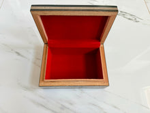 Load image into Gallery viewer, Medium Sized Rectangle Handmade Mosaic Box inlaid with Mother of Pearl
