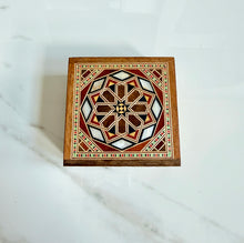 Load image into Gallery viewer, Small Gorgeous Mosaic Middle Eastern Ring Box

