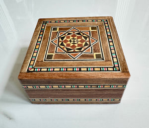 Small Gorgeous Mosaic Middle Eastern Ring Box