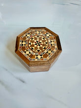 Load image into Gallery viewer, Small Gorgeous Mosaic Middle Eastern Ring Box
