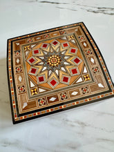 Load image into Gallery viewer, Jewelry Mosaic Wooden Handmade Box
