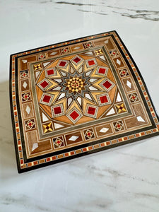Jewelry Mosaic Wooden Handmade Box